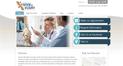 Desktop Screenshot of ffspineinjurycenter.com